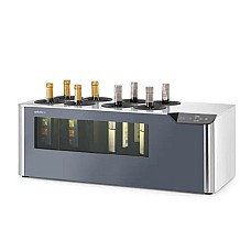 ANTSTALINIS VYNO ŠALDYTUVAS, 2 zonų, Arktic, Juodas,220-240V/60W, 800x350x(H)293mm