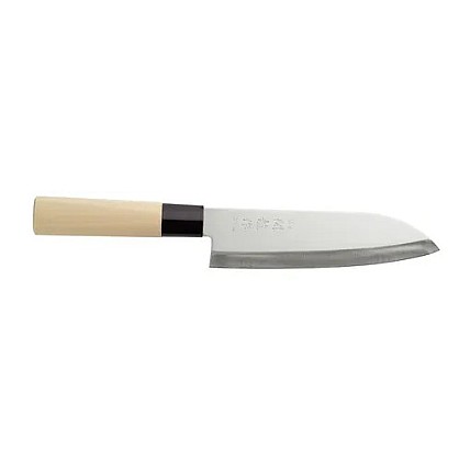 Japoniškas peilis Santoku, HENDI, Šviesi mediena, (L)290mm-Hendi