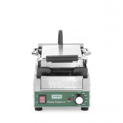 Kontaktinis grilis Panini Compresso Slimline, Waring, 220-240V/1800W, 317x596x(H)260mm-Hendi