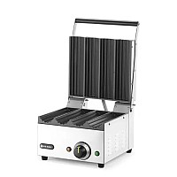KONTAKTINIS GRILIS DEŠRAINIAMS IR LAVAŠAMS HENDI, 230V/1800W, 385x285x(H)254mm