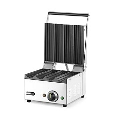 KONTAKTINIS GRILIS DEŠRAINIAMS IR LAVAŠAMS HENDI, 230V/1800W, 385x285x(H)254mm