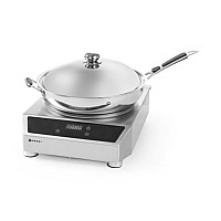 RINKINYS: INDUKCINĖ KAITLENTĖ WOK + KEPTUVĖ PROFI LINE 3500 , 230V/3500W, 340x450x(H)295mm
