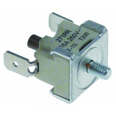 Bi-metal safety thermostat switch-off temp. 160°c 390693