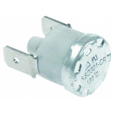 Bi-metal safety thermostat switch-off temp. 130°c 390974