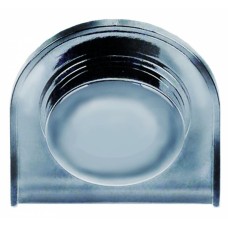 Button oval l 21mm w 17mm h 14mm chrome-plated 526632