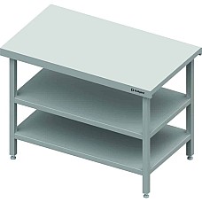 Dviejų lentynų neutralus stovas 600x750x880 mm