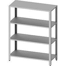 Sandėlio stelažai, kietos lentynos 800x500x1800 su varžtais