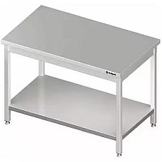 Centrinis stalas su lentyna 1000x700x850 mm, surenkamas