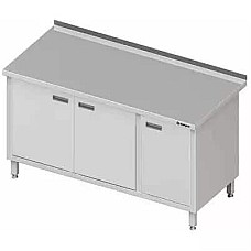 Sieninis stalas su spintelėmis (P), varstomomis durelėmis 1500x700x850 mm