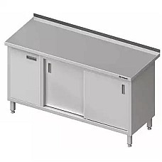 Sieninis stalas su spinta (L), stumdomos durys 1300x600x850 mm