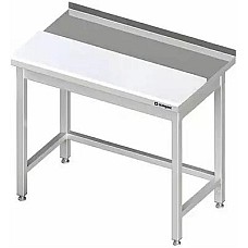 Sieninis stalas su polietileno lakštu 1300x600x850 mm, suvirintas