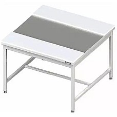 Centrinis stalas su polietileno plokštėmis 1600x1200x850 mm, suvirintas