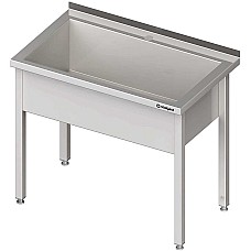 Stalas su 1 kameros suvirintu baseinu 1200x600x850 mm h=300 mm
