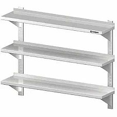 Sieninė lentyna, reguliuojama, triguba 800x400x930 mm