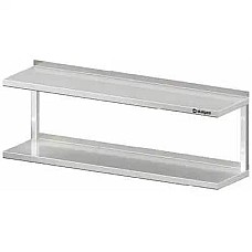 Dviguba sieninė lentyna 1300x400x390 mm