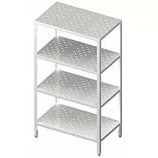 Sandėlio stelažai, perforuotos lentynos 900x400x1800 su varžtais
