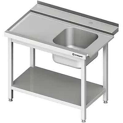 Pakrovimo stalas(L) 1 kamera su lentyna SILANOS indaplovei 1100x730x900 mm, surenkamas