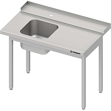 Pakrovimo stalas(P) 1 skyrius be lentynos indaplovei STALGAST 1300x750x880 mm, surenkamas