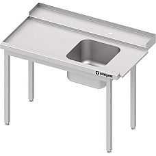 Pakrovimo stalas(L) 1 skyrius be lentynos indaplovėms STALGAST 1000x750x880 mm, surenkamas