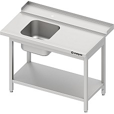 Pakrovimo stalas(P) 1 skyrius su indaplovės lentyna STALGAST 1100x750x880 mm, surenkamas