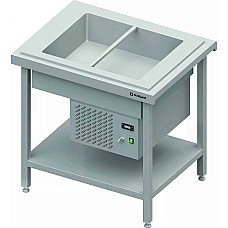 Salotų stotelė su 2xGN 1/1 aušinimo dėže 920x750x880 mm