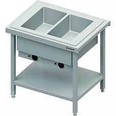 Vandens bistro stotelė, 2xGN 1/1, 2 kamerų 920x750x880 mm