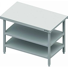 Dviejų lentynų neutralus stovas 1200x750x880 mm