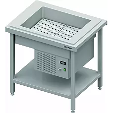 Stovas su šaldytuvu gėrimams 2xGN 1/1 920x750x880 mm