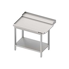 Iškrovimo stalas (L), su lentyna indaplovei STALGAST 800x750x880 mm, suvirintas