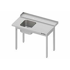 Pakrovimo stalas(P) 1 skyrius be lentynos indaplovei STALGAST 800x750x880 mm, suvirintas