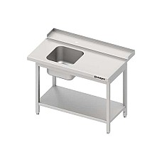 Pakrovimo stalas(P) 1 skyrius su indaplovės lentyna STALGAST 800x750x880 mm, surenkamas