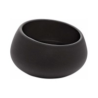 Dubuo su nuožulniais kraštais, Degrenne Bahia Onyx, keramika, juoda, 73 mm