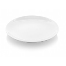 Lėkštė be apvado, Fine Dine Bianco, porcelianas, balta, 210 mm