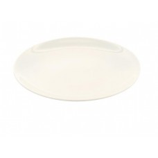 Lėkštė be apvado, Fine Dine Crema, vitrifikuotas porcelianas , kreminė, 210 mm