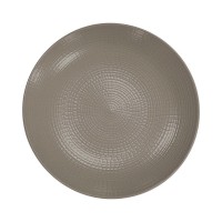 Desertinė lėkštė, Degrenne Modulo Nature Terre d'ombre, keramika, pilka, 210 mm