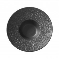 Lėkštė makaronams, Fine Dine Crust, porcelianas, juoda, 275 mm