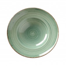 Lėkštė makaronams, Fine Dine Nefryt, porcelianas, žalia, 260 mm