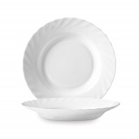 Gili lėkštė, Arcoroc Trianon, Opal® grūdintas stiklas, balta, 225 mm