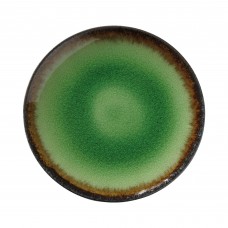 Sekli lėkštė, Beryl, keramika, žalia, 207 mm