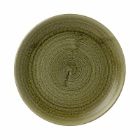 Sekli lėkštė, Stonecast Plume Green, porcelianas, žalia, 217 mm