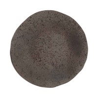 Serviravimo lėkštė, Porland Ironstone, keramika, juoda, 307 mm