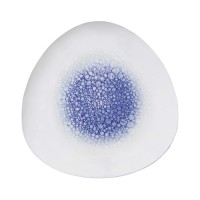 Trikampio formos lėkštė, Fine Dine Serenity, porcelianas, mėlyna, 210 mm
