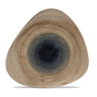 Trikampio formos lėkštė, Stonecast Aqueous Lagoon, porcelianas, ruda, 229 mm