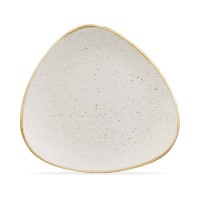 Trikampio formos lėkštė, Stonecast Barley White, porcelianas, kreminė, 229 mm