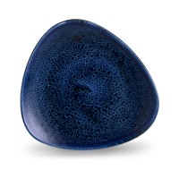 Trikampio formos lėkštė, Stonecast Plume Ultramarine, porcelianas, mėlyna, 229 mm